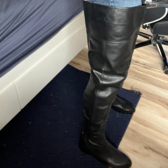 Thigh high boots size 13 - Picture 1 of 11